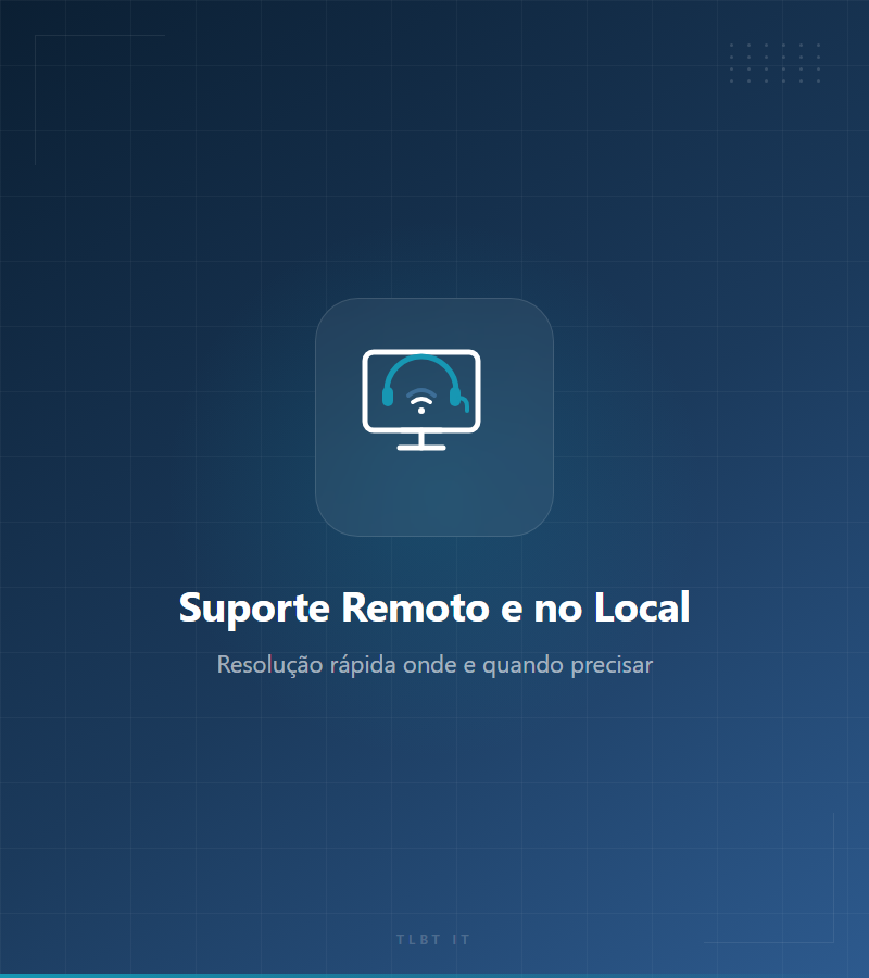 Suporte remoto e no local
